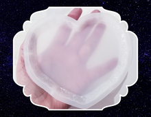 Load image into Gallery viewer, Heart Geode Coaster Mold

