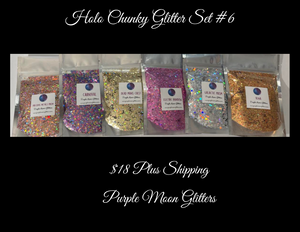 Holo Chunky Glitter Pack #6