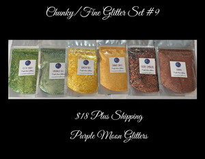 Chunky/Fine Glitter Pack #9