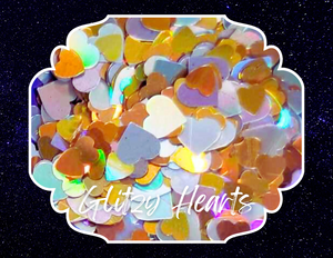 Glitzy Hearts