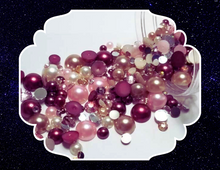 Load image into Gallery viewer, Rose Wine Rhinestones
