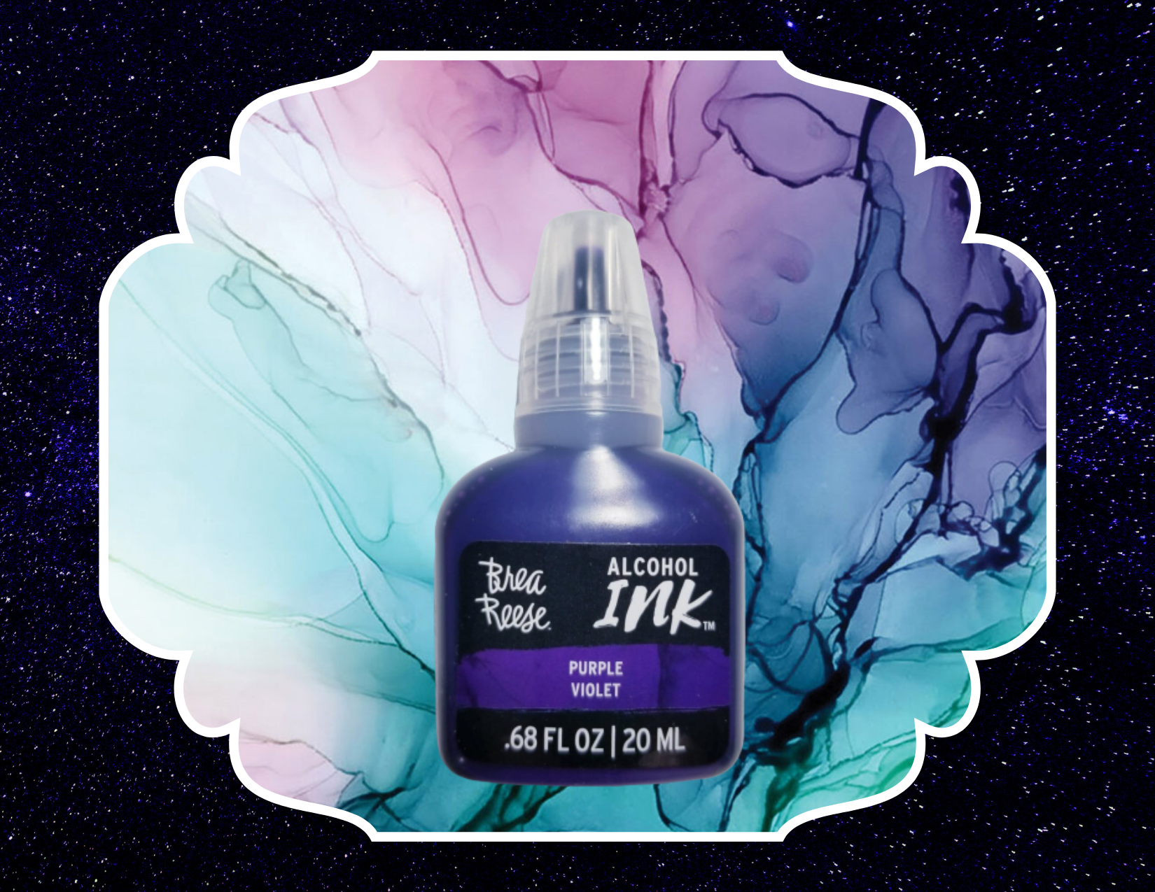 Brea Reese Metallic Alcohol Ink – Purple Moon Glitters